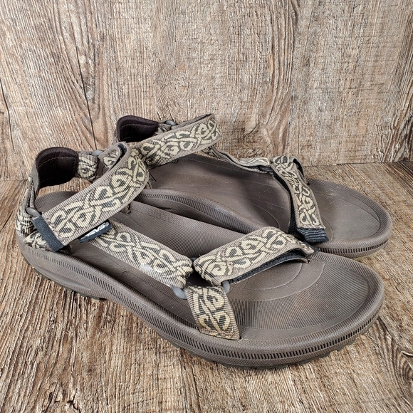 Teva Torin Men's Size 10 Brown Ankle Strap Hiking Water Sandals 6584